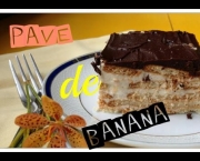 Pavê de Banana Caramelizada Com Chocolate (24)
