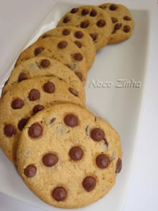 Cookies Com Gotas de Chocolate