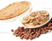 hazelnut and chocolate cookies and cake