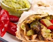 mexican chicken and beef fajitas