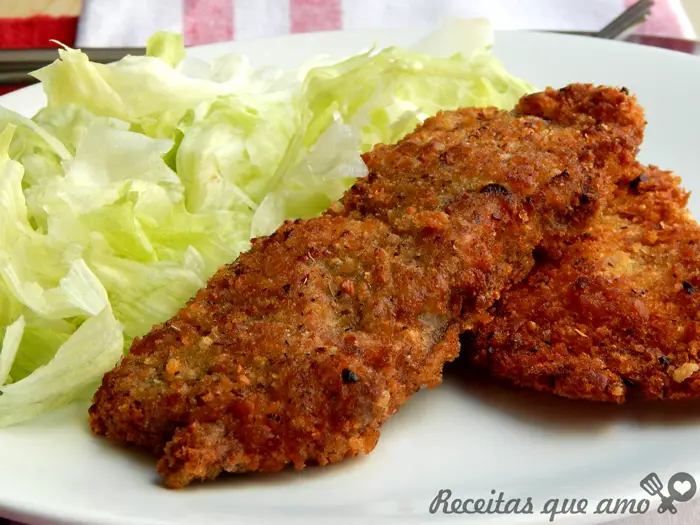 Fígado Empanado Com Farinha De Trigo