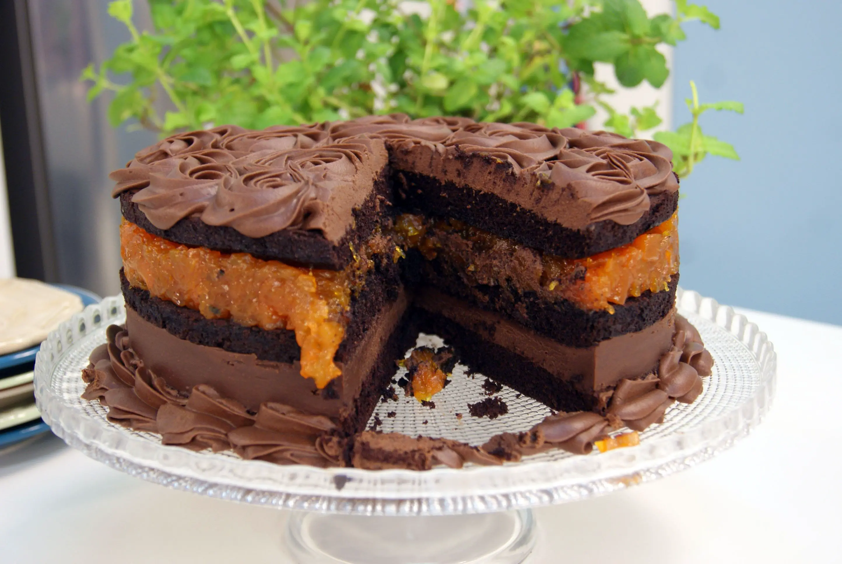 Resultado de imagem para bolo de chocolate com doce de abobora