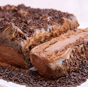 Bolo de Chocolate Com Brigadeiro