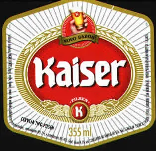Cerveja Kaiser - Rótulo Antigo